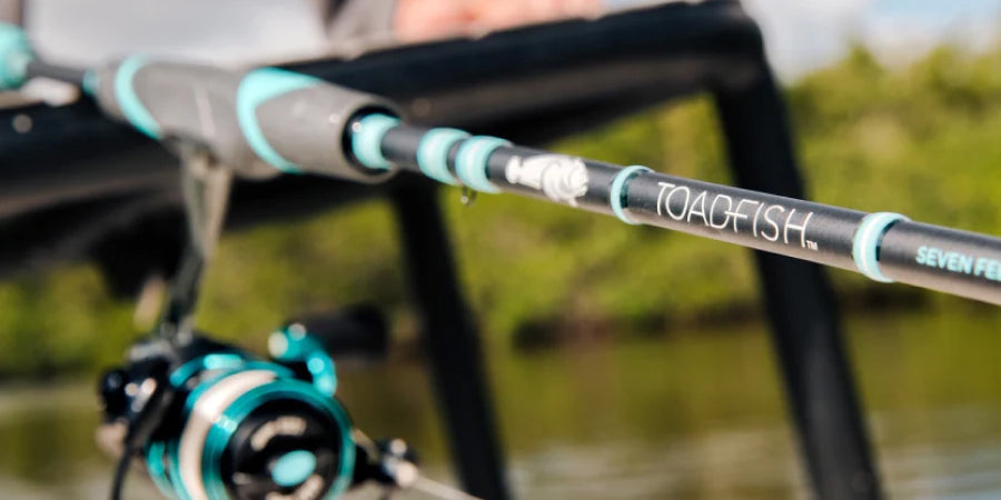 Toadfish Stowaway Travel Spinning Rod - 6'8"