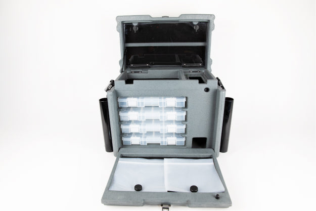 SKB iSeries 7100 Small Fishing Tackle Box Opened Front