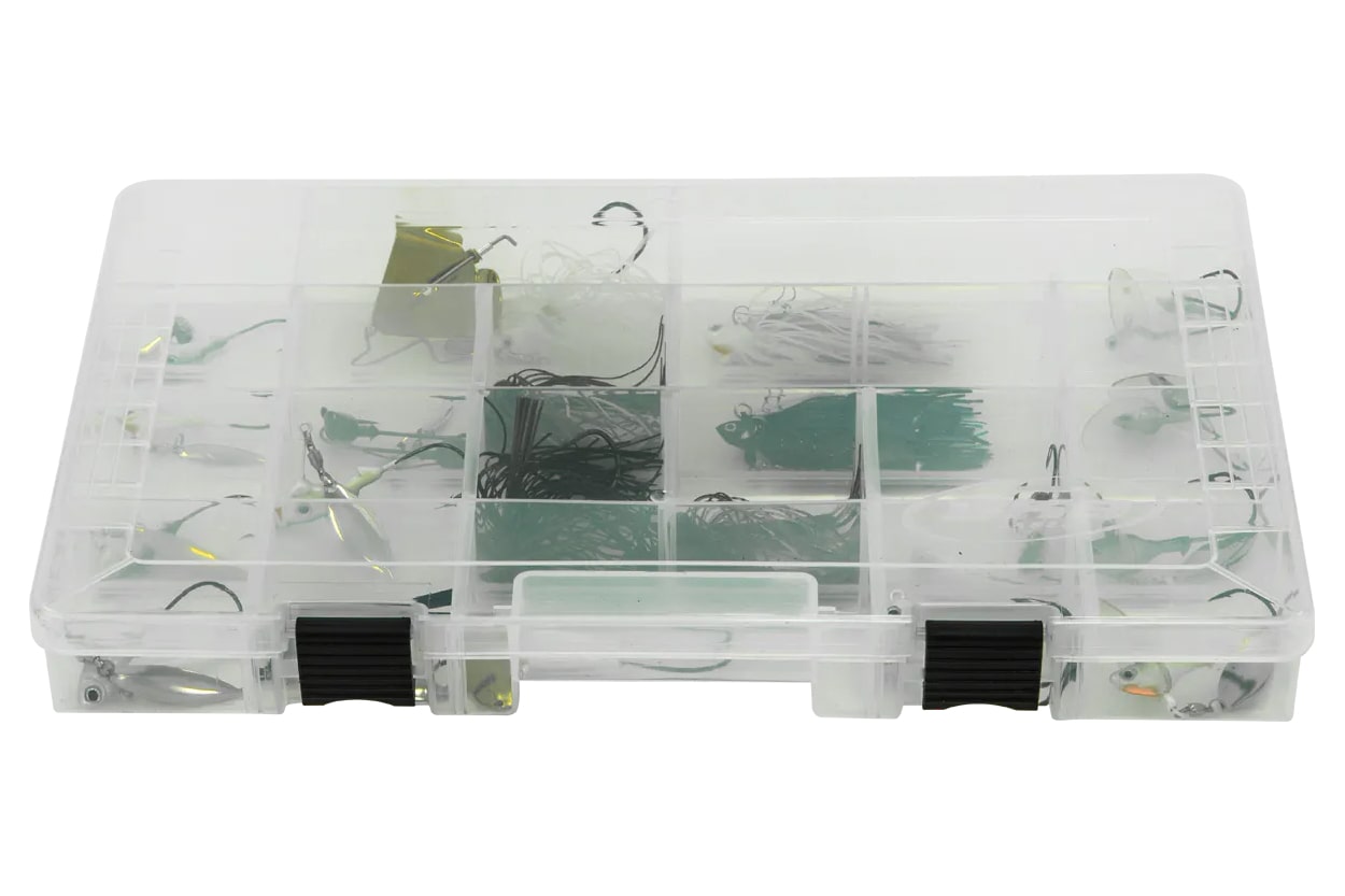 best tackle box for no rust SKB 4-24 Tackle Organizer Box with Rust Inhibitor (Clear)