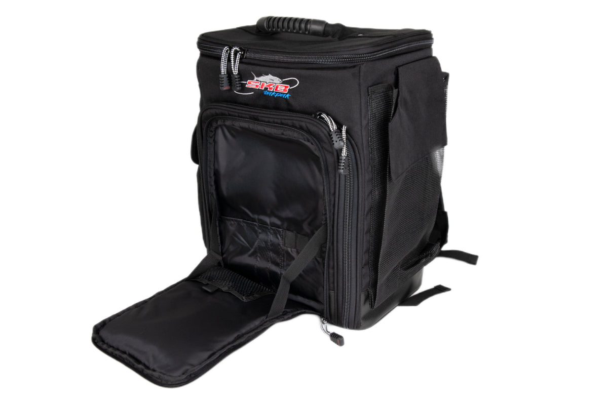SKB 7300 Large Tak Pac Backpack with the front small pocket open