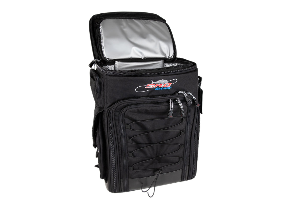 SKB 7300 Large Tak Pac Backpack with the cooler open