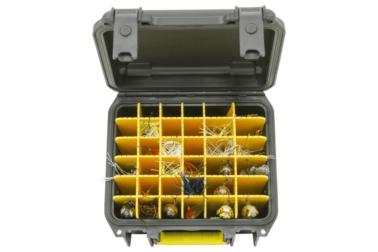 ebay fishing tackle box SKB -130 Trumpet Case Black