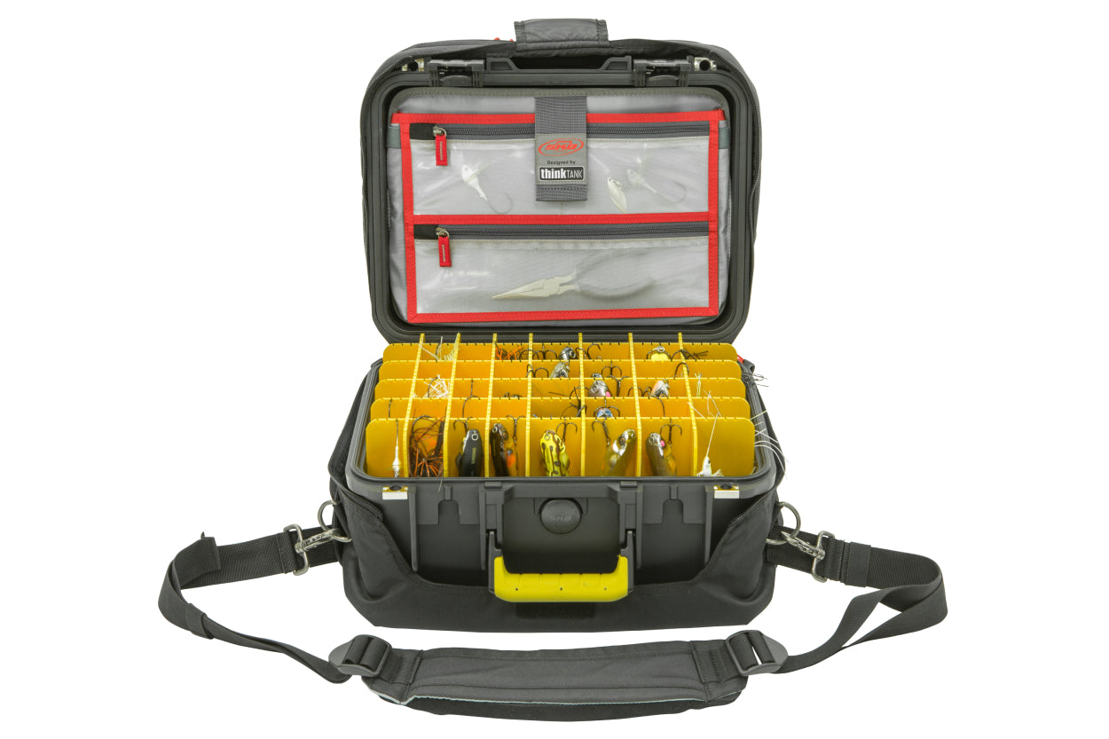 SKB iSeries 1309 Large Watertight Fishing Lure Storage Case 6.5" Deep Open Front
