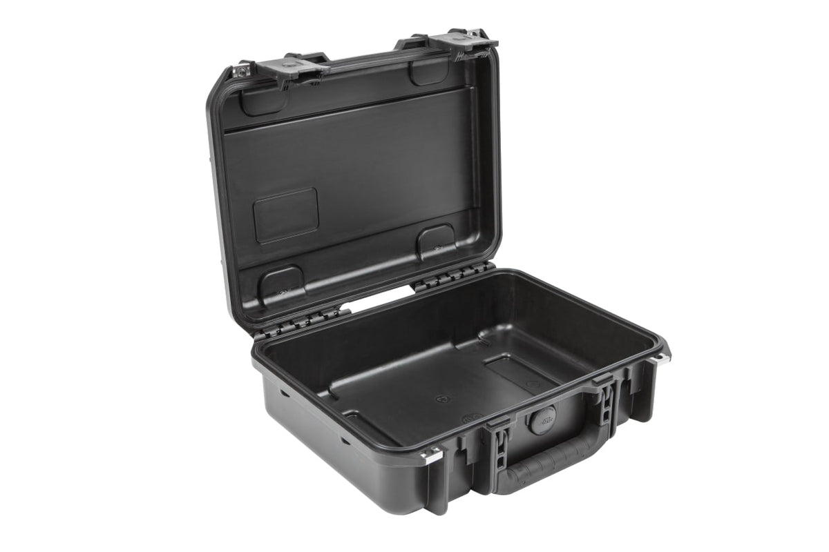 SKB iSeries 1510 Small Watertight Fishing Case 4.5&quot; Deep Opened Angle