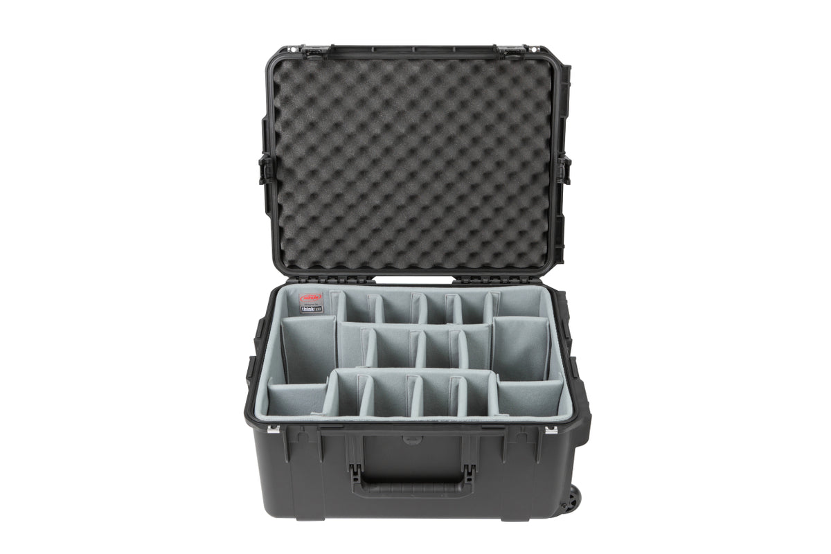 SKB iSeries 2217 Large Reel Case with Think Tank Padded Dividers 10.375&quot; Deep Front Opened