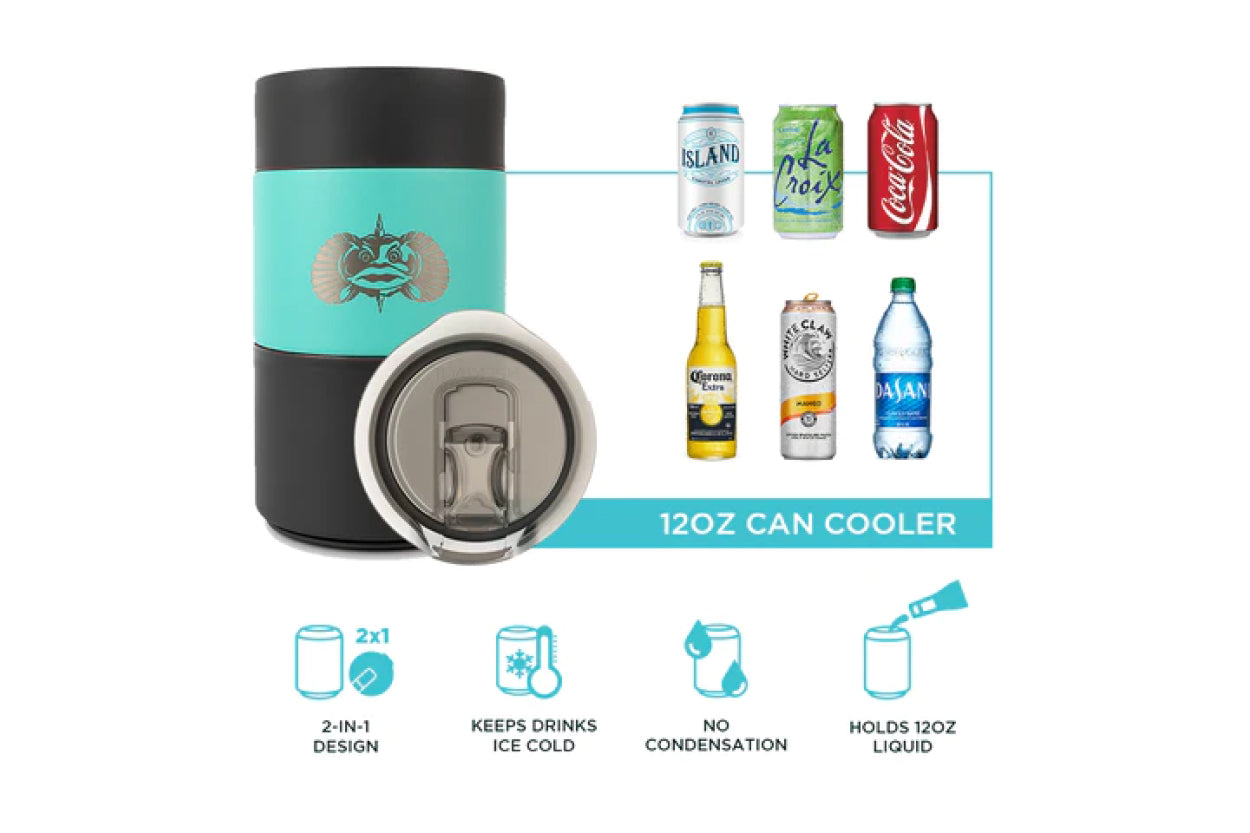 Toadfish 12oz Non-Tipping Can Cooler