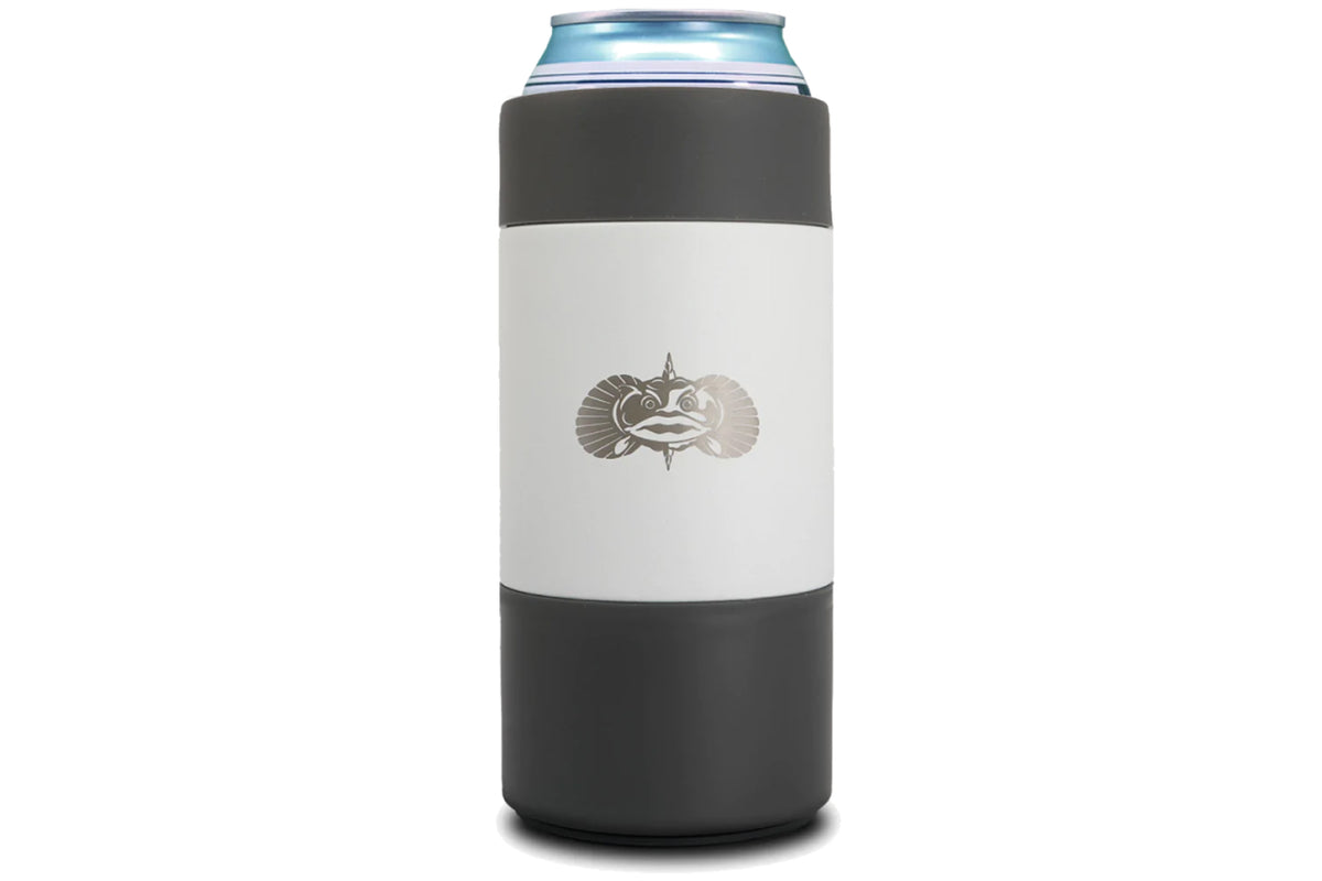 Toadfish 16oz Non- Tipping Can Cooler - White