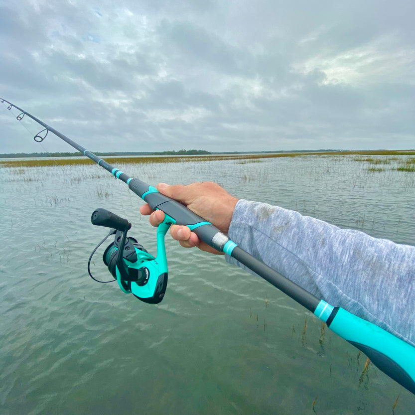 Toadfish Sheepshead Medium X-Fast Spinning Rod - 5'11