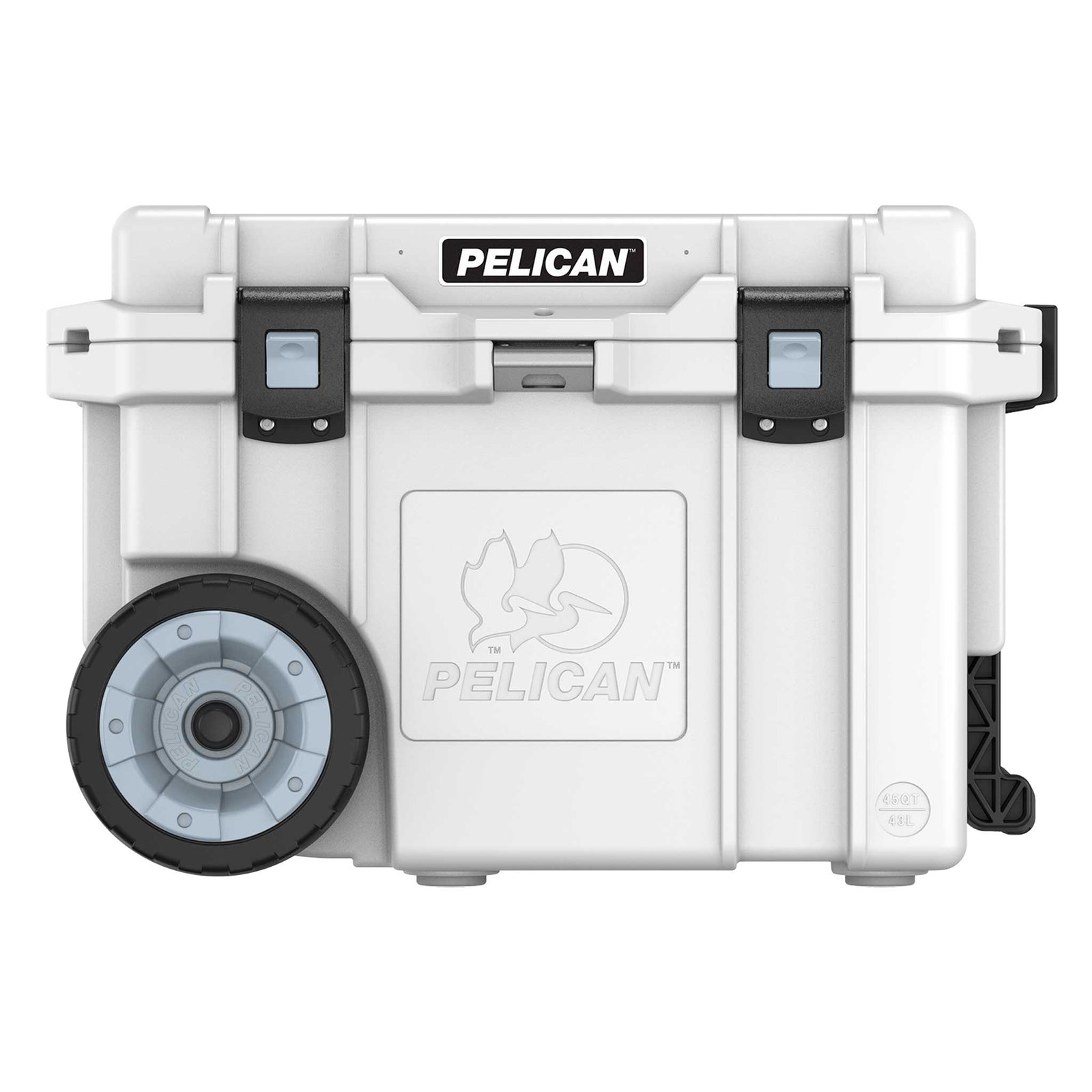 Pelican 45QT Elite Wheeled Cooler in White